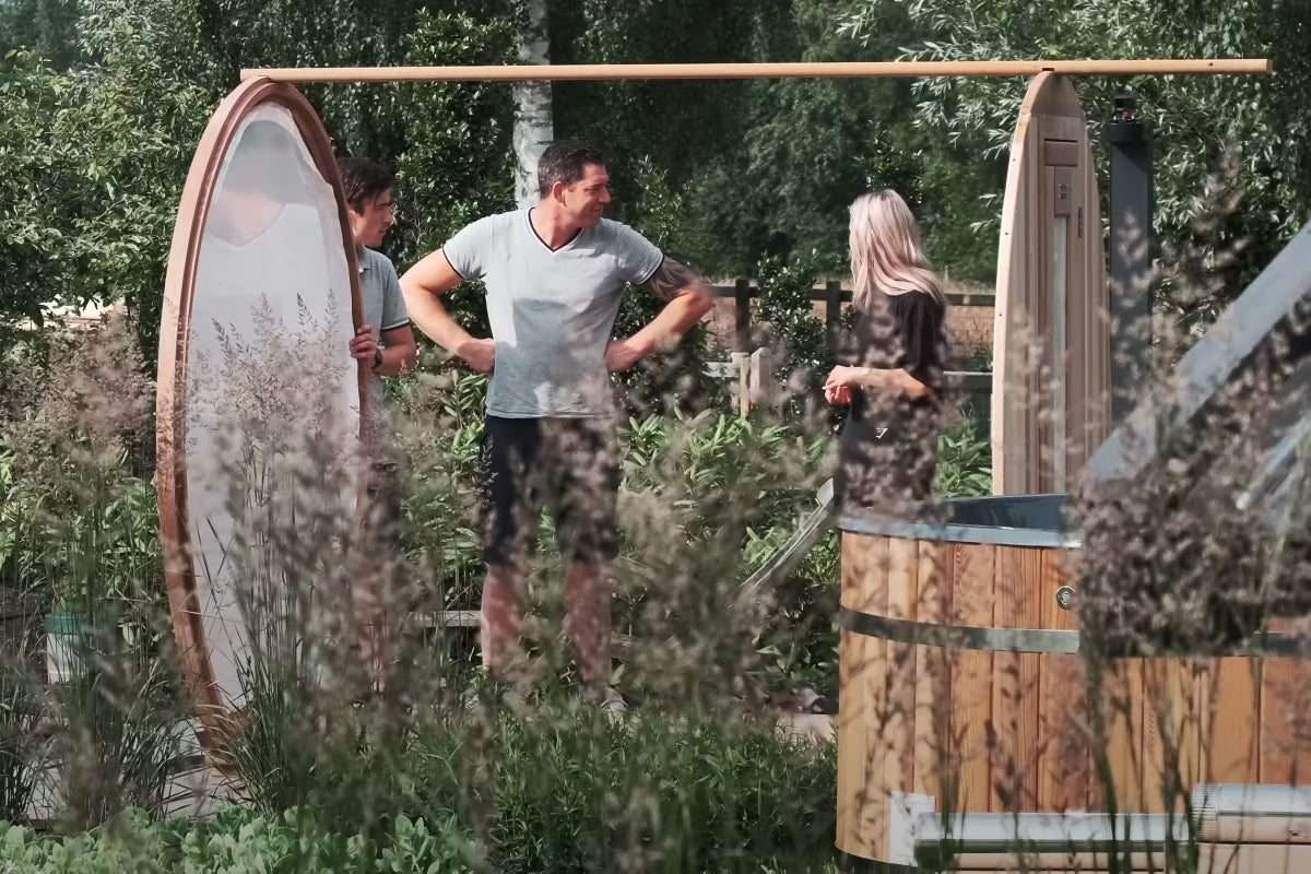 buitensauna installatie