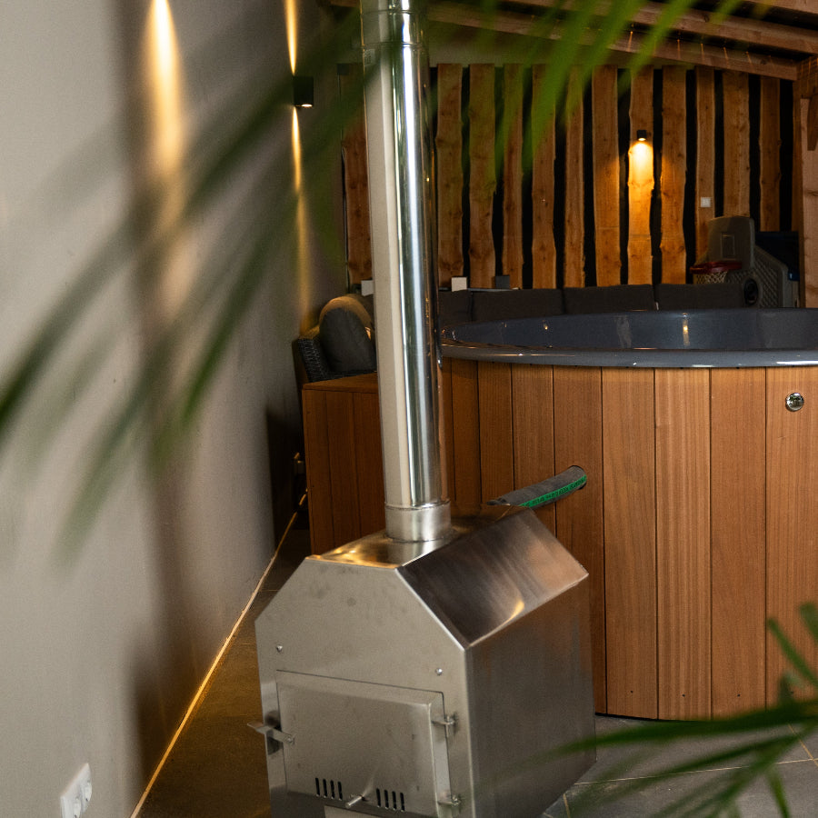 Rookgasafvoer verlengstuk voor hottubs 1 meter