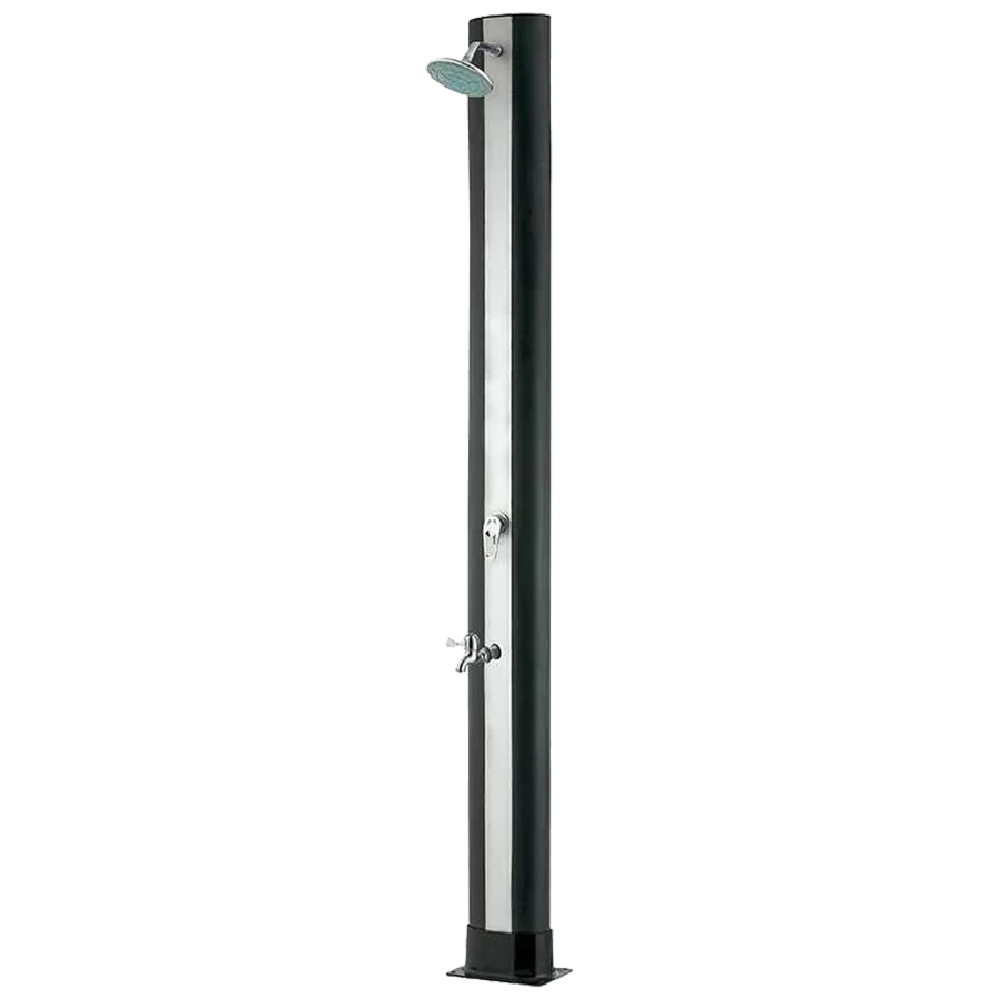 solar buitendouche met waterreservoir